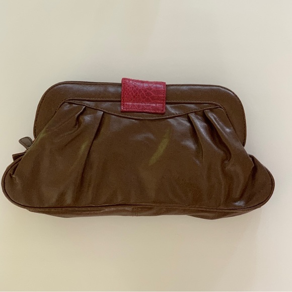 EUC Faux Snakeskin Clutch w Sunburst Pattern 70s Disco Bohemian Vibe - Picture 2 of 5